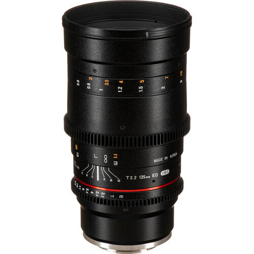 Rokinon 135mm T2.2 Cine DS Objetivo para Sony E-Mount Full Frame 77mm