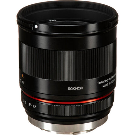 Rokinon 50mm f1.2 Lente para Fujifilm X Montura X APS-C 75mm Filtro 62mm
