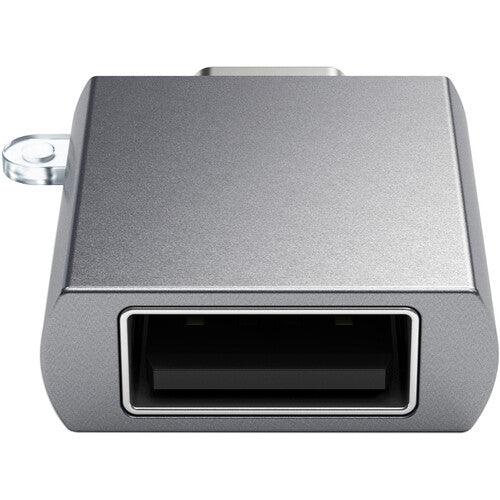 Adaptador USB Satechi Type-C a USB 3.2 Gen 1 Tipo A con llavero Space Gray