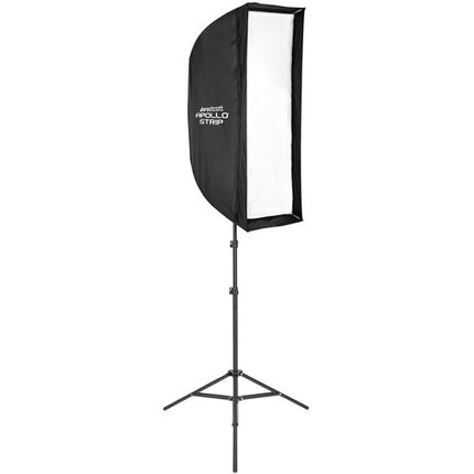 Westcott Apollo Strip Softbox Kit 12 x 36 pulgadas con difusor y rejilla 40°