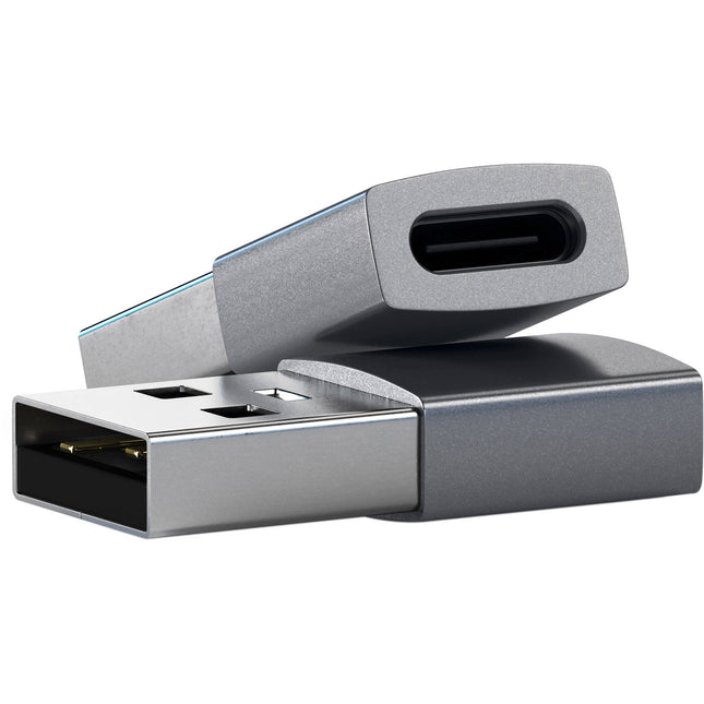 Satechi Adaptador USB Tipo A a Tipo C USB 3.2 Gen 1 Space Gray