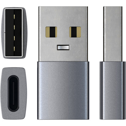 Satechi Adaptador USB Tipo A a Tipo C USB 3.2 Gen 1 Space Gray
