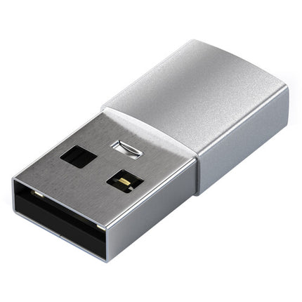 Satechi Adaptador USB Tipo A a Tipo C Plata USB 3.2 Gen 1