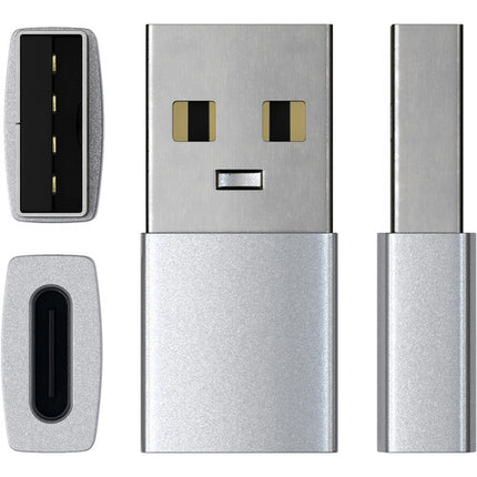 Satechi Adaptador USB Tipo A a Tipo C Plata USB 3.2 Gen 1