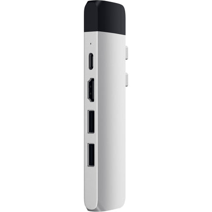 Satechi USB Type-C Pro Hub Adaptador con Ethernet 87W PD 4K 30Hz Plata