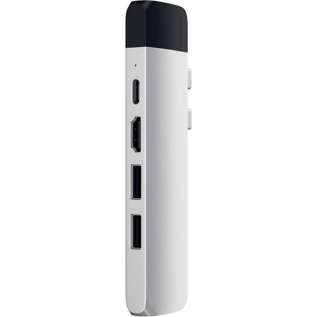 Satechi USB Type-C Pro Hub Adaptador con Ethernet 87W PD 4K 30Hz Plata