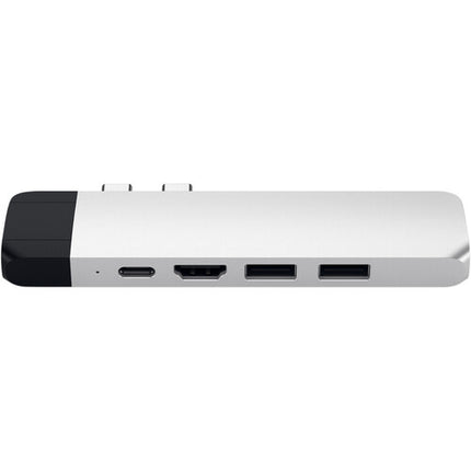 Satechi USB Type-C Pro Hub Adaptador con Ethernet 87W PD 4K 30Hz Plata