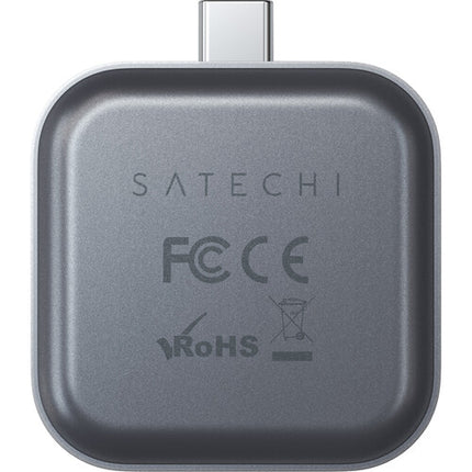Satechi Base de Carga Magnética USB-C para Apple Watch Negra MFi