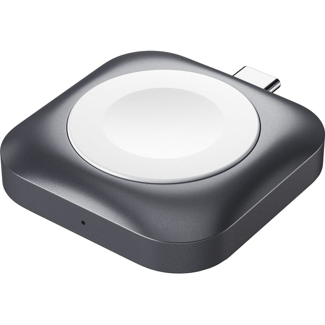 Satechi Base de Carga Magnética USB-C para Apple Watch Negra MFi