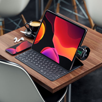 Satechi Base de Carga Magnética USB-C para Apple Watch Negra MFi