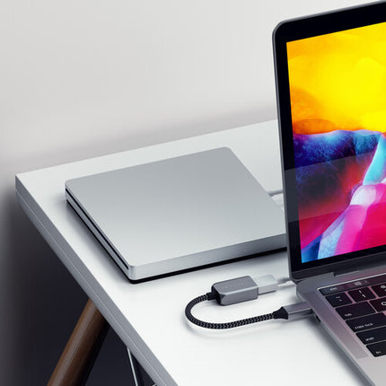 Satechi Cable Adaptador USB Tipo C a Tipo A USB 3.2 Gen 1 Trenzado