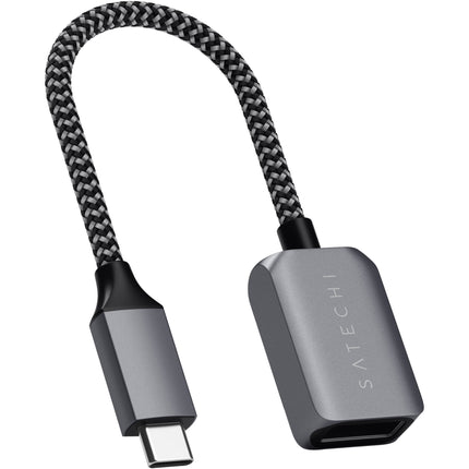 Satechi Cable Adaptador USB Tipo C a Tipo A USB 3.2 Gen 1 Trenzado