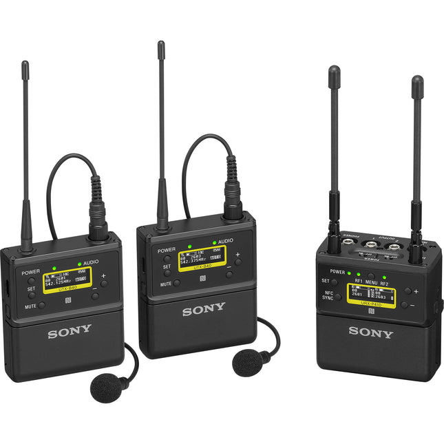 Sony UWP-D27 Sistema de Micrófono Lavalier Inalámbrico Omni 2 Canales 4.5h Batería