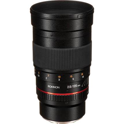 Rokinon 135mm f 2 0 ED UMC Lente Fujifilm X Montura APS C 77mm