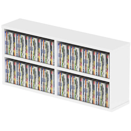 GLORIOUS CD Box 180 Caja para 180 CDs MDF Blanco Apilable Montable