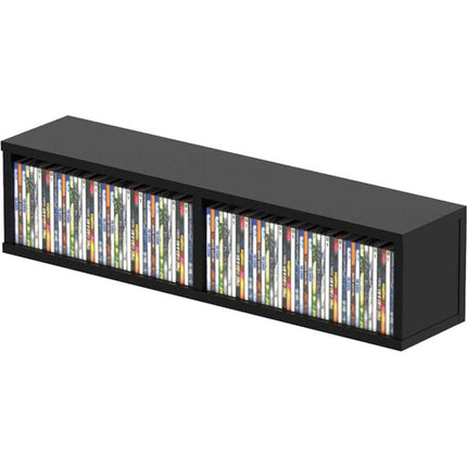 GLORIOUS CD Box 90 Caja para 90 CDs Madera MDF Negra Montable Pared