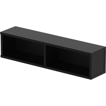 GLORIOUS CD Box 90 Caja para 90 CDs Madera MDF Negra Montable Pared