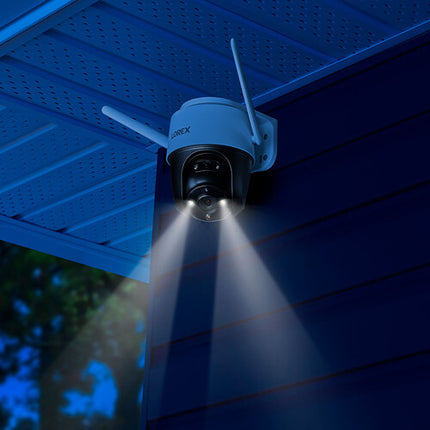 Lorex Fusion F461AQD-E Cámara de seguridad Wi-Fi exterior 4MP 2560x1440p con visión nocturna y kit de montaje