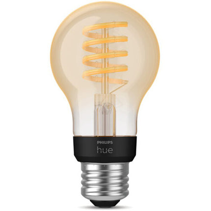 Philips Hue A19 Bombilla Filamento Edison Bluetooth 550 lúmenes 2200-4500K luz blanca
