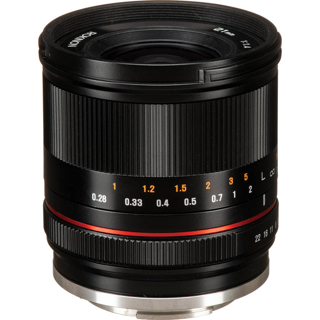 Rokinon 21mm f1.4 Objetivo para Sony E Formato APS-C y Apertura f1.4-22