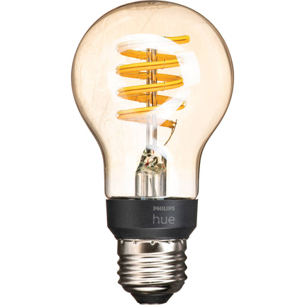 Philips Hue A19 Bombilla Filamento Edison Bluetooth 550 lúmenes 2200-4500K luz blanca