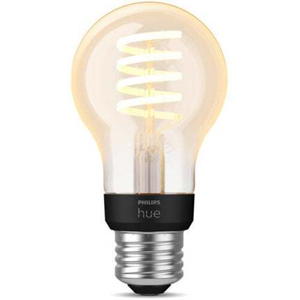Philips Hue A19 Bombilla Filamento Edison Bluetooth 550 lúmenes 2200-4500K luz blanca