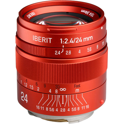 KIPON Iberit 24mm f2.4 Lente para Leica M Montura Manual con Apertura f2.4‑f16