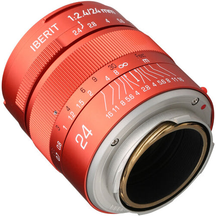 KIPON Iberit 24mm f2.4 Lente para Leica M Montura Manual con Apertura f2.4‑f16