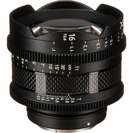 Rokinon XEEN CF 16mm T2.6 Objetivo Cine Pro Carbono 95mm Diámetro