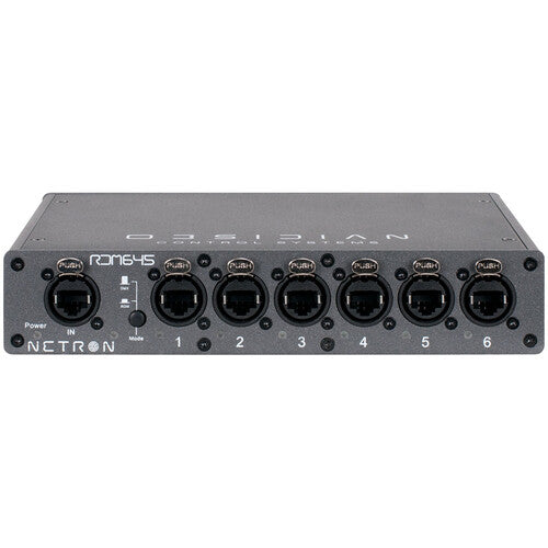 Elation Professional Netron RDM 645 Divisor DMX con 6 Salidas RJ45