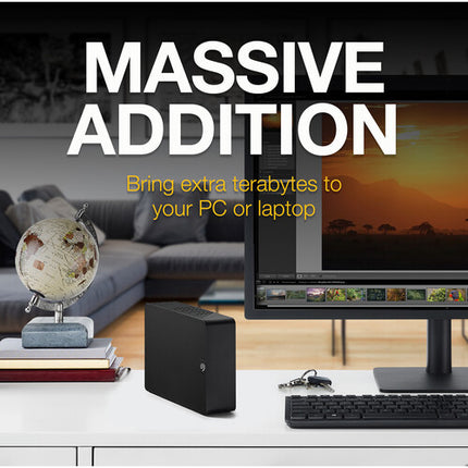 Seagate 8TB Disco Duro Externo USB 3.0 con Cable y Fuente 18W