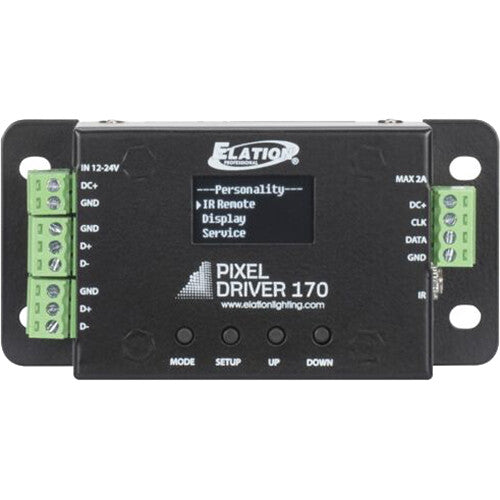 Elation Professional Pixel Driver 170 controlador para Pixel Tape 16IP y 40IP con soporte DMX