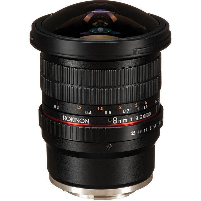 Rokinon 8mm f/3.5 UMC Fisheye CS II Lente Sony E Montura 180° Angular