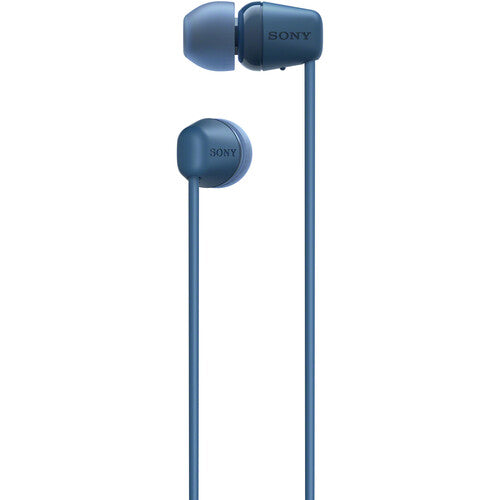 Sony WI-C100 Auriculares Inalámbricos In-Ear Azul 25 Horas Batería 9mm Drivers