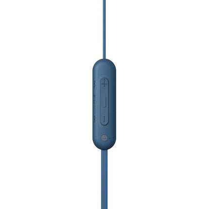 Sony WI-C100 Auriculares Inalámbricos In-Ear Azul 25 Horas Batería 9mm Drivers