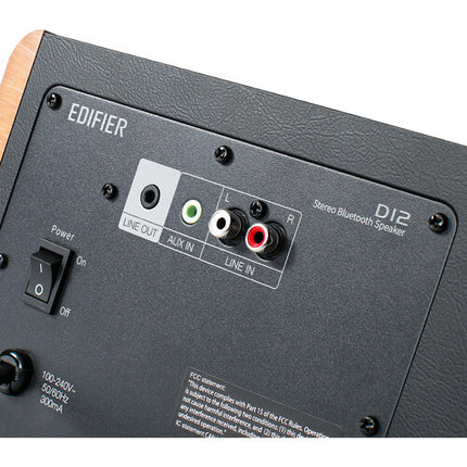 Edifier D12 Altavoz Estéreo Bluetooth Integrado 70W 2 Vías con Control Remoto