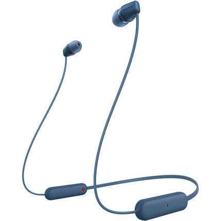 Sony WI-C100 Auriculares Inalámbricos In-Ear Azul 25 Horas Batería 9mm Drivers