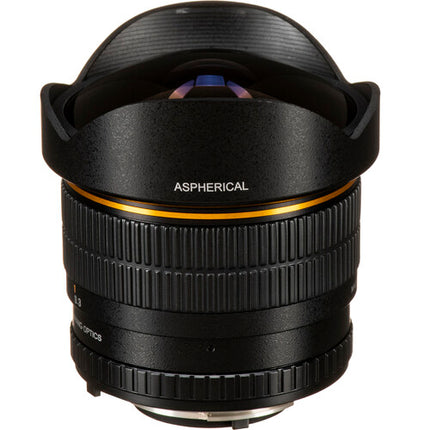 Rokinon 8mm f3.5 Lente Ojo de Pez para Nikon F Ultra Gran Angular APS-C 12" Distancia Mínima