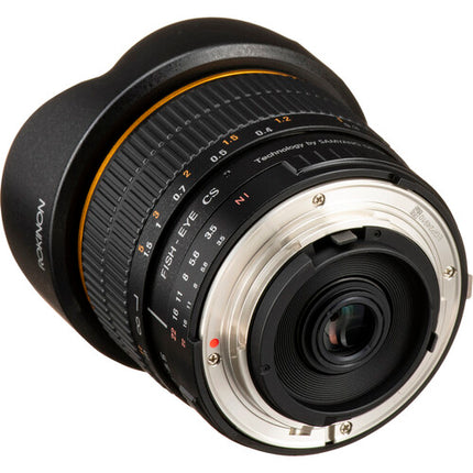 Rokinon 8mm f3.5 Lente Ojo de Pez para Nikon F Ultra Gran Angular APS-C 12" Distancia Mínima