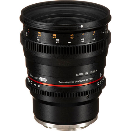 Rokinon 50mm T1.5 AS UMC Objetivo Cine para Montura Sony E con Enfoque Manual y Apertura T1.5-T22