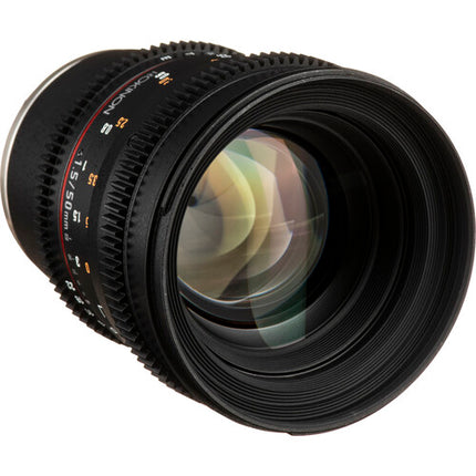 Rokinon 50mm T1.5 AS UMC Objetivo Cine para Montura Sony E con Enfoque Manual y Apertura T1.5-T22