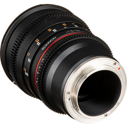 Rokinon 50mm T1.5 AS UMC Objetivo Cine para Montura Sony E con Enfoque Manual y Apertura T1.5-T22