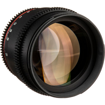 Rokinon 85mm T1.5 Objetivo Cine para Montura Nikon F con Cobertura Full-Frame y Aro de Apertura Desactivado