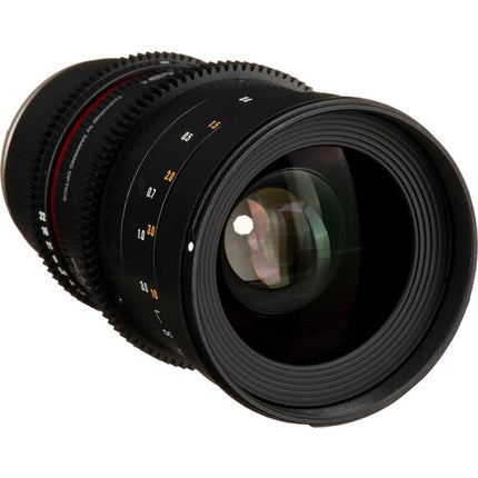 Rokinon 35mm T1.5 Objetivo Cine para Sony E-Mount Full-Frame 77mm