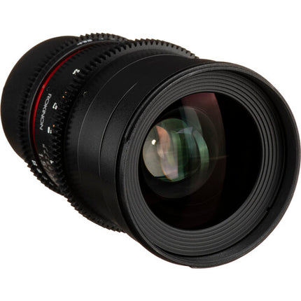 Rokinon 35mm T1.5 Lente Cine para Montura Micro Cuatro Tercios 77mm filtro