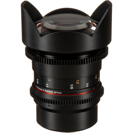 Rokinon 14mm T3.1 Cine DS Objetivo Gran Angular para Micro Cuatro Tercios con Anillo de Apertura