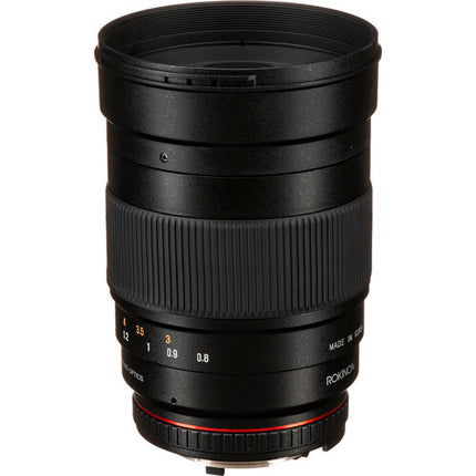 Rokinon 135mm f 2.0 Objetivo para Nikon F Montura con Chip AE y Parasol