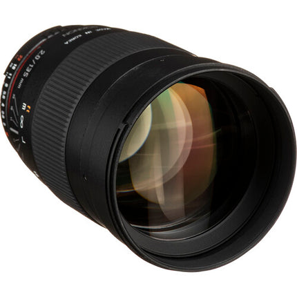 Rokinon 135mm f 2.0 Objetivo para Nikon F Montura con Chip AE y Parasol