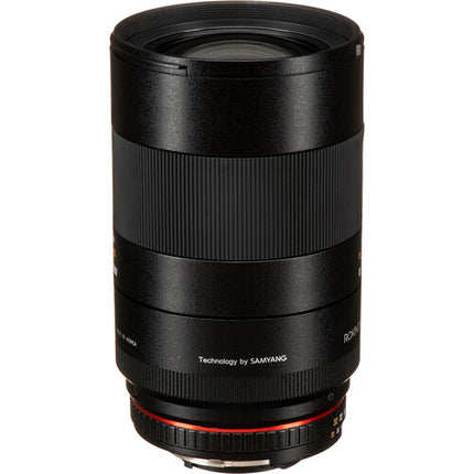 Rokinon 100mm f2.8 Macro para Nikon F con 1:1 de magnificación y apertura f2.8 a f32