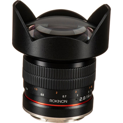 Rokinon 14mm f/2.8 IF ED UMC Lente angular para Canon con Chip AE y parasol integrado
